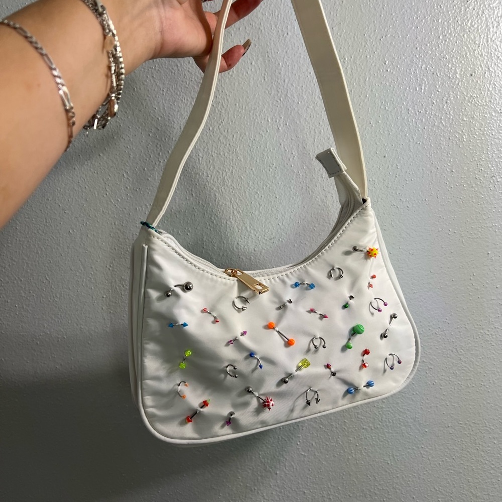 Pierced Shoulder Bag